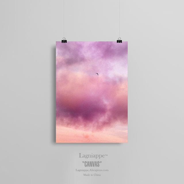 Colorful Cloud Aesthetics landscape Wall Art Canvas Decoration poster prints for living room Home bedroom decor Painting
