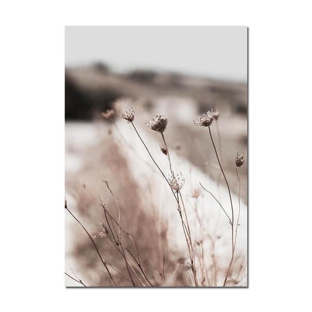 Grass Nature Picture Scandinavian Poster Landscape Wall Art Canvas Print Painting Nordic Style Modern Modern Living Room Decor