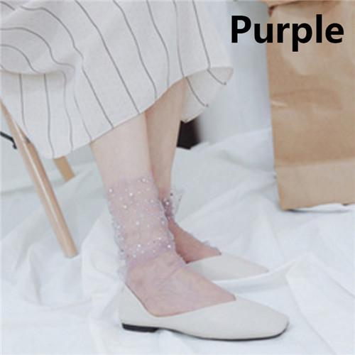 Sale Sexy Retro Lace Floral Mesh Women Girl Socks Elastic 2018 Summer Fashion Lady Transparent Short Socks