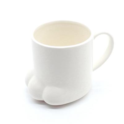 Pandapark Cute Creative Cat Paws Ceramic Personality Milk Mug Office Coffee Tumbler Breakfast Mugs Gift For Kids PPX016