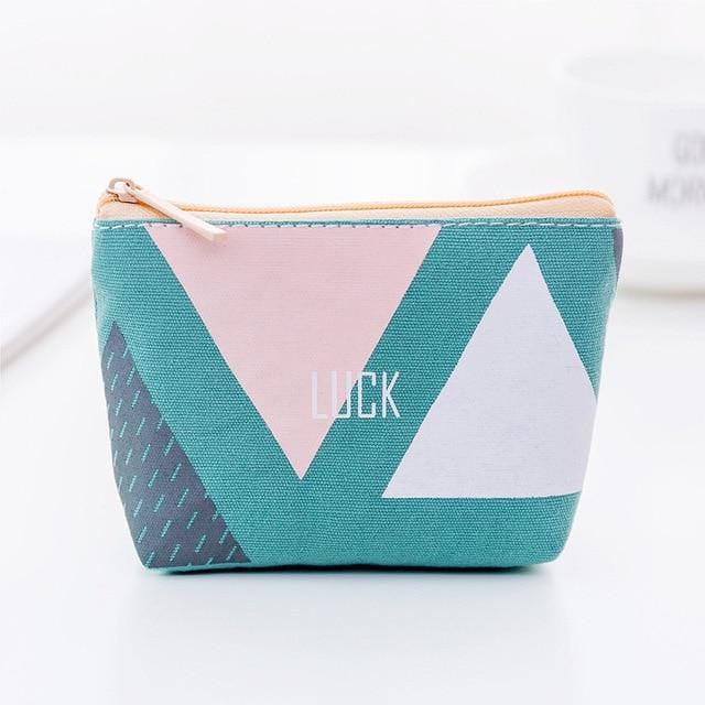 Mini Sanitary Napkin Bag Canvas Coin Purse Credit Card Holder Sanitary Pad Pouch Cosmetics Organizer Storage Bags Women Wallets