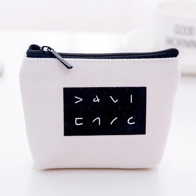 Mini Sanitary Napkin Bag Canvas Coin Purse Credit Card Holder Sanitary Pad Pouch Cosmetics Organizer Storage Bags Women Wallets