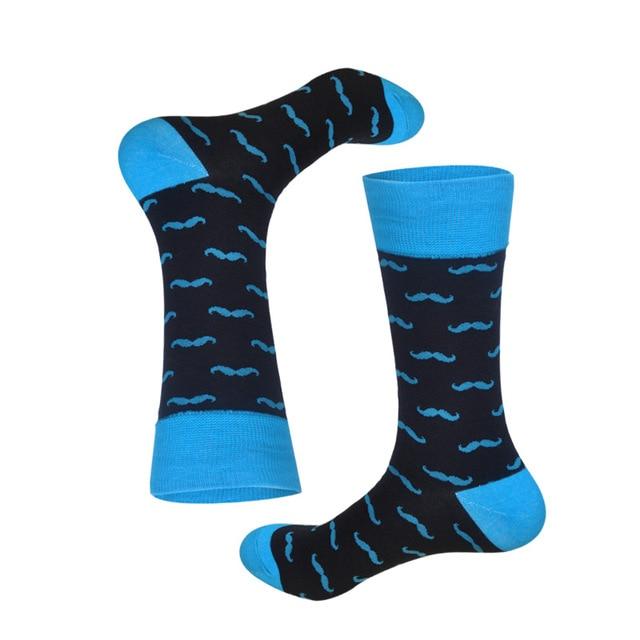 Lionzone 2019 Newly Men Socks Cotton Casual Personality Design Hip Hop Streetwear Happy Socks Gifts for Men Brand Quality