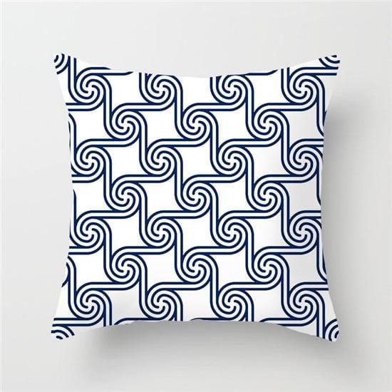 Fuwatacchi Geometric Pattern Cushion Cover Black White Soft Throw Pillow Cover Decorative Sofa Pillow Case Pillowcase Christmas