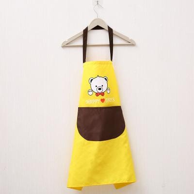 1Pcs Striped Waterproof Polyester Apron Woman Adult Bibs Home Cooking Baking Coffee Shop Cleaning Aprons Kitchen Accessory 46212
