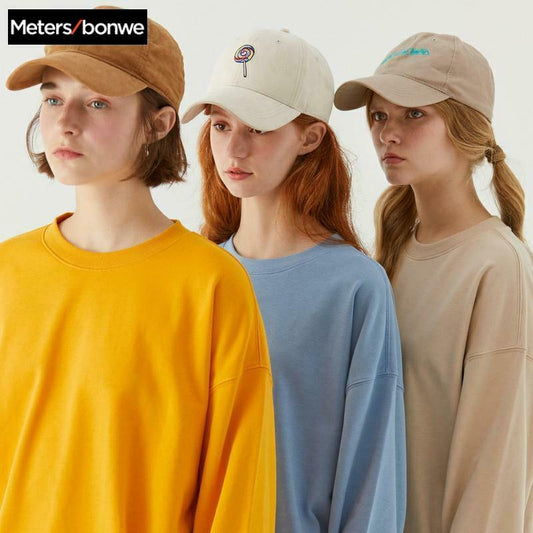 Metersbonwe Basic Hoodies For Women Streetwear Female Autumn Solid Colour Hoodies Casual Sweatshirt 2019 New Hip Pop Tops