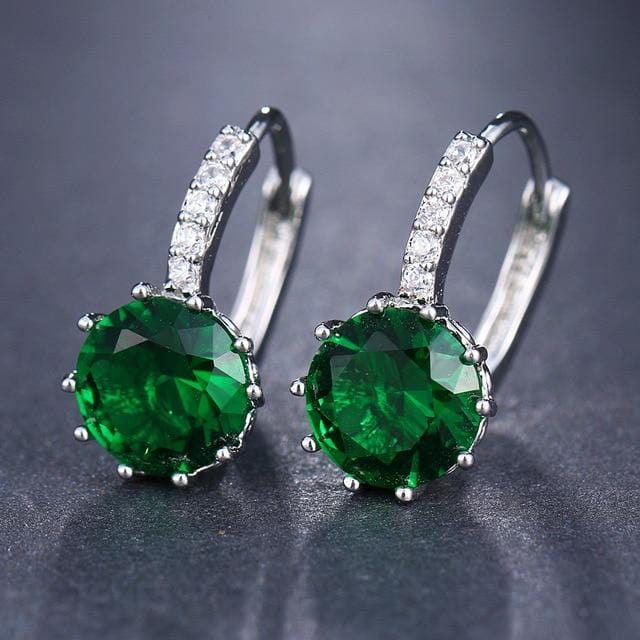 EMMAYA Fashion 10 Colors AAA CZ Element Stud Earrings For Women Wholesale Chea Factory Price