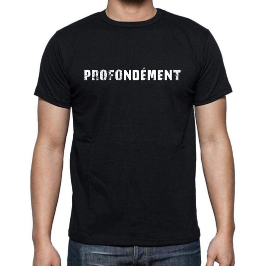 Profondément French Dictionary Mens Short Sleeve Round Neck T-Shirt 00009 - Casual