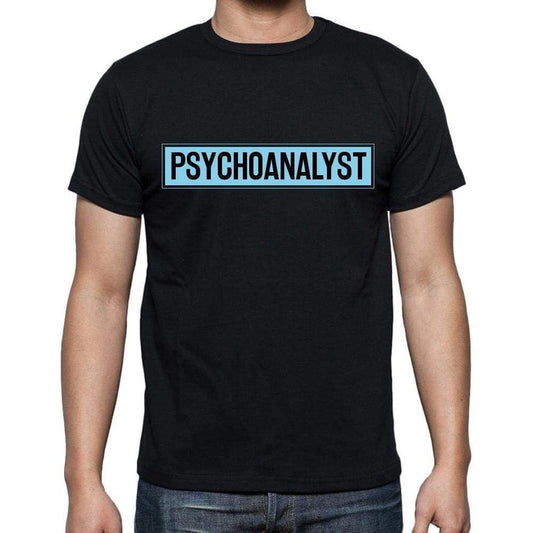 Psychoanalyst T Shirt Mens T-Shirt Occupation S Size Black Cotton - T-Shirt