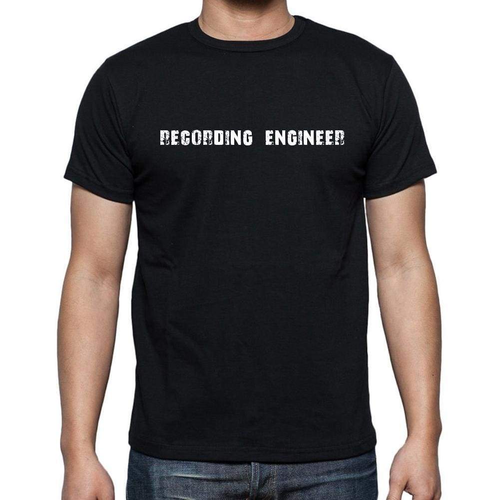 Recording Engineer Mens Short Sleeve Round Neck T-Shirt 00022