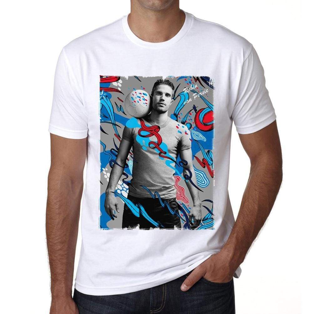 Robin van Persie Art T-shirt for mens, short sleeve, cotton tshirt, men t shirt 00034 - Kit