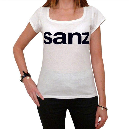 Sanz Womens Short Sleeve Scoop Neck Tee 00036