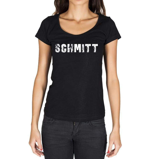 Schmitt German Cities Black Womens Short Sleeve Round Neck T-Shirt 00002 - Casual
