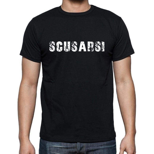 Scusarsi Mens Short Sleeve Round Neck T-Shirt 00017 - Casual