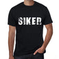 Siker Mens Retro T Shirt Black Birthday Gift 00553 - Black / Xs - Casual