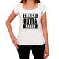 Straight Outta Hagen Womens Short Sleeve Round Neck T-Shirt 100% Cotton Available In Sizes Xs S M L Xl. 00026 - White / Xs - Casual