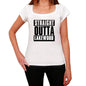 Straight Outta Lakewood Womens Short Sleeve Round Neck T-Shirt 00026 - White / Xs - Casual