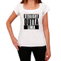 Straight Outta Lima Womens Short Sleeve Round Neck T-Shirt 100% Cotton Available In Sizes Xs S M L Xl. 00026 - White / Xs - Casual