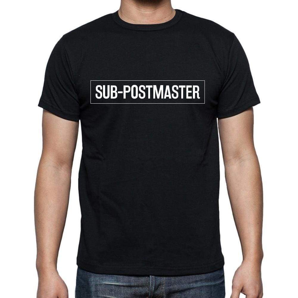 Sub-Postmaster T Shirt Mens T-Shirt Occupation S Size Black Cotton - T-Shirt