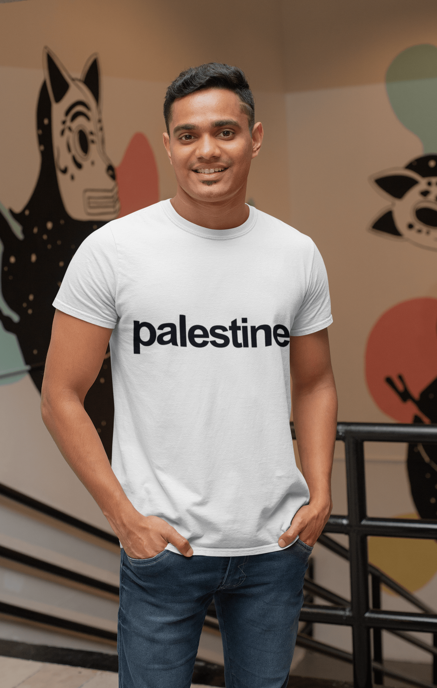 Palestine Men's Short Sleeve Round Neck T-shirt 00067