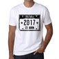 The Star 2017 Is Born Mens T-Shirt White Birthday Gift 00453 - White / Xs - Casual