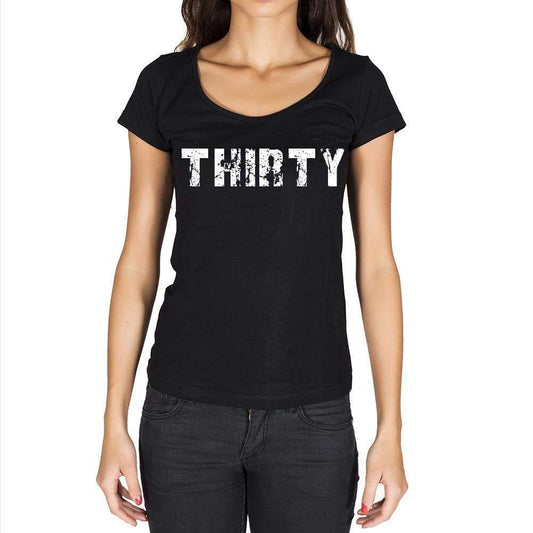Thirty Womens Short Sleeve Round Neck T-Shirt - Casual