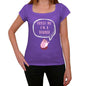 Trust Me Im A Trainer Womens T Shirt Purple Birthday Gift 00545 - Purple / Xs - Casual
