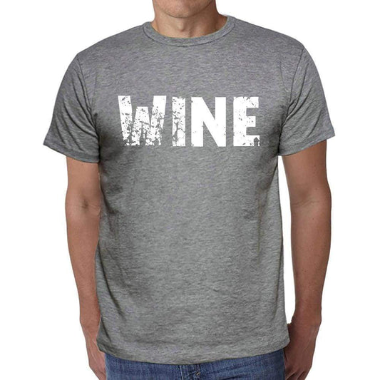 Wine Mens Short Sleeve Round Neck T-Shirt 00039 - Casual