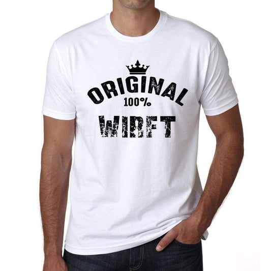 Wirft 100% German City White Mens Short Sleeve Round Neck T-Shirt 00001 - Casual
