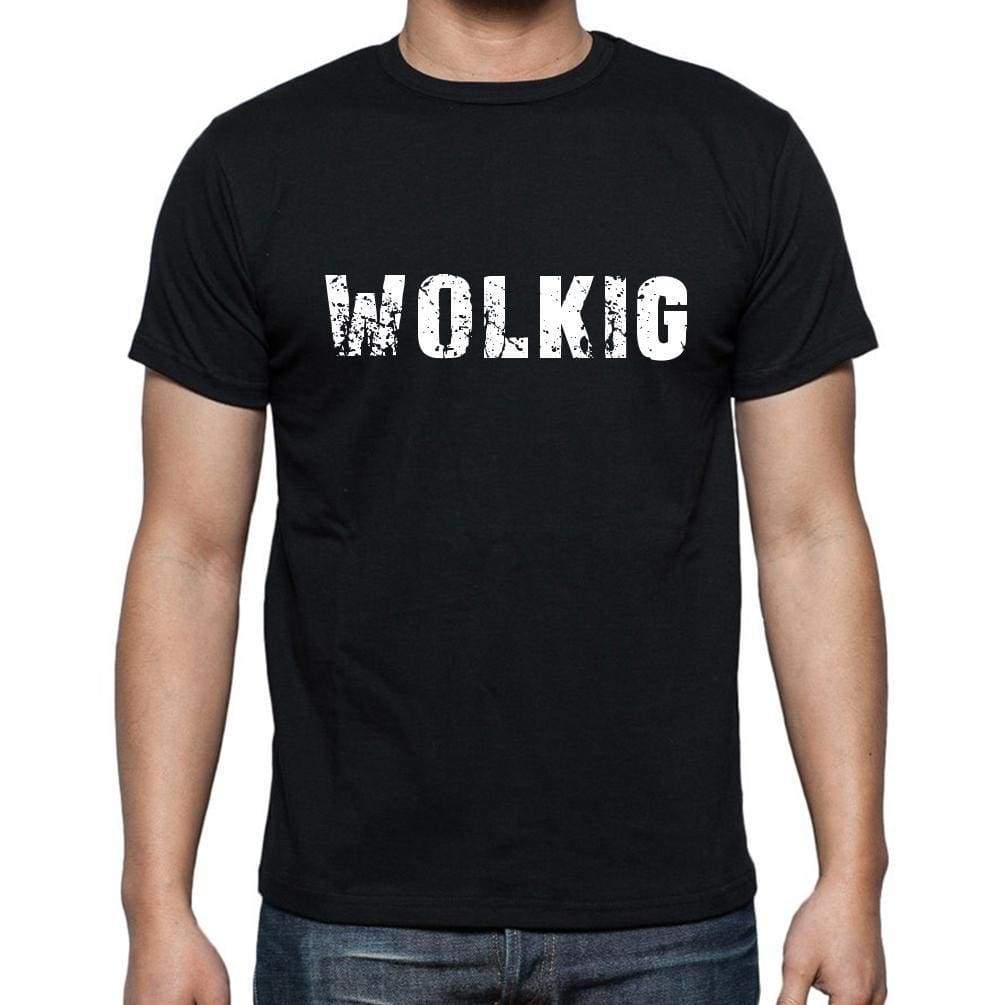 Wolkig Mens Short Sleeve Round Neck T-Shirt - Casual